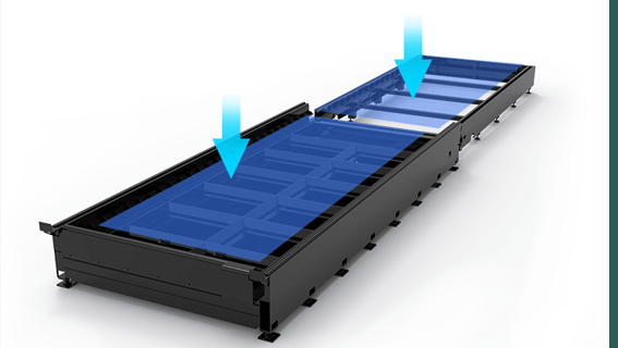 높고 낮은 교환 테이블, 적재 및 하역 시간 절약